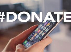 Use hashtags to support charities online
